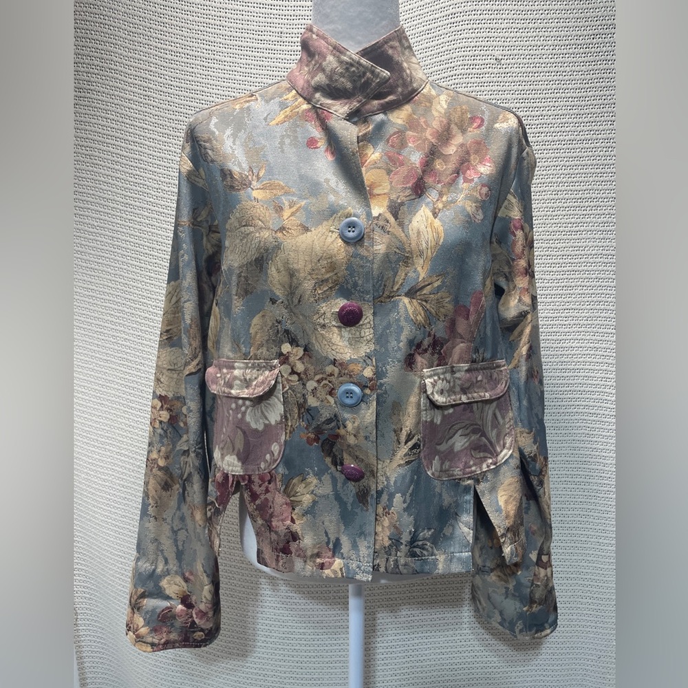 Vtg My Boyfriends Back Womens Denim Jacket